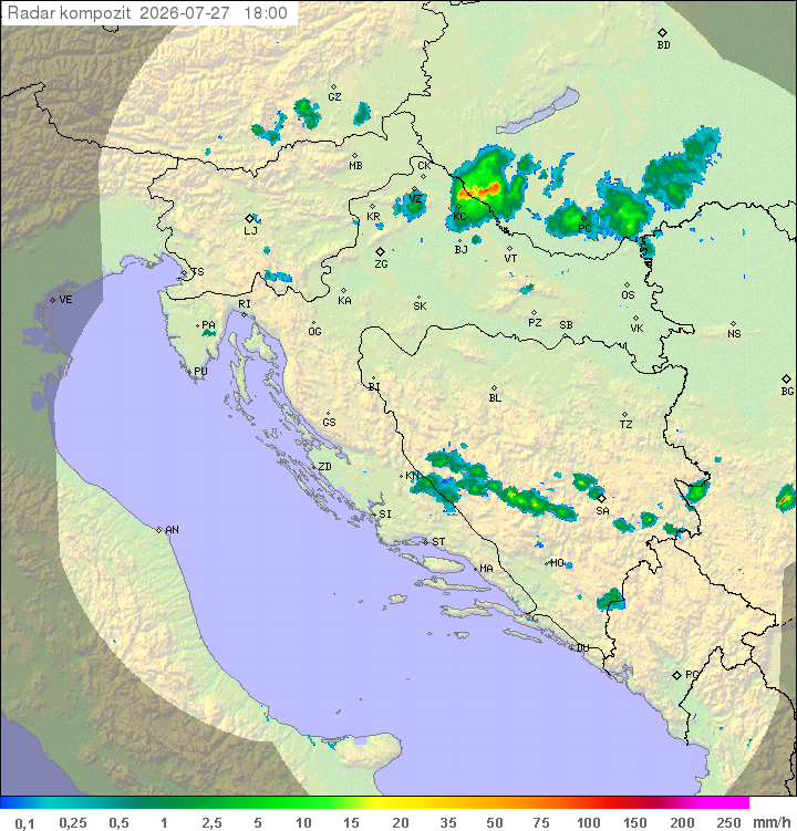 Padavine Hrvaška