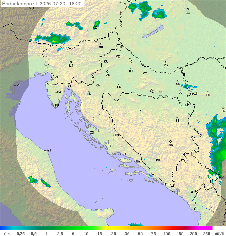 Padavine Hrvaška
