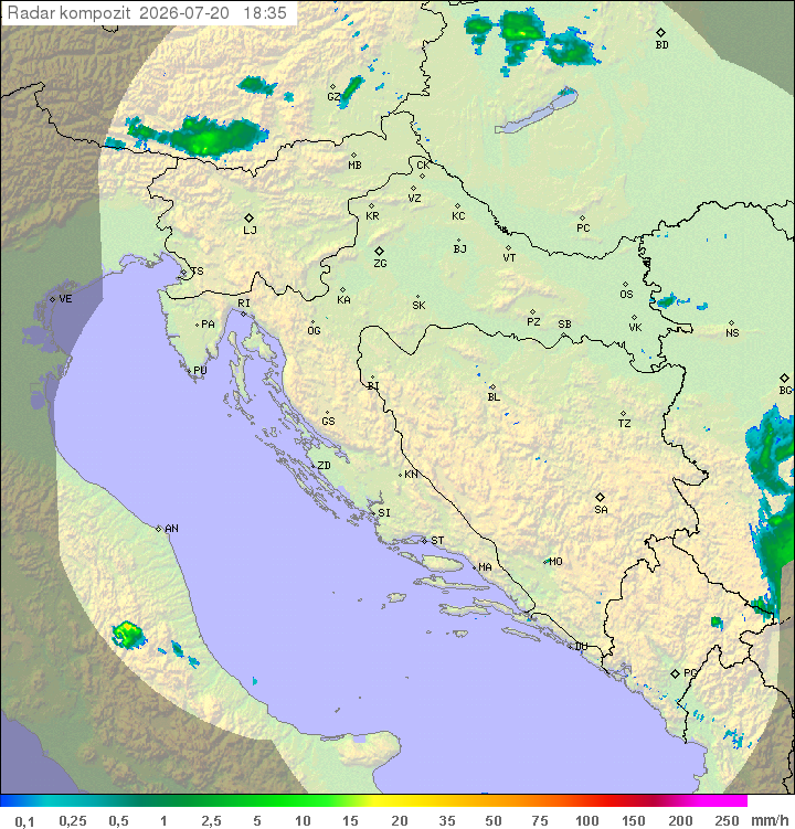 Padavine Hrvaška