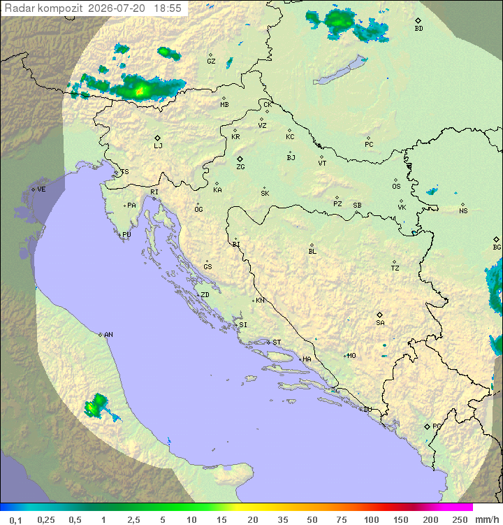Padavine Hrvaška
