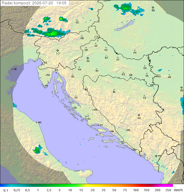 Padavine Hrvaška