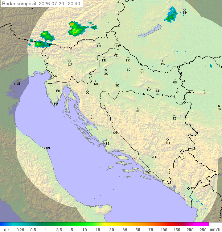 Padavine Hrvaška