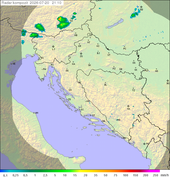 Padavine Hrvaška