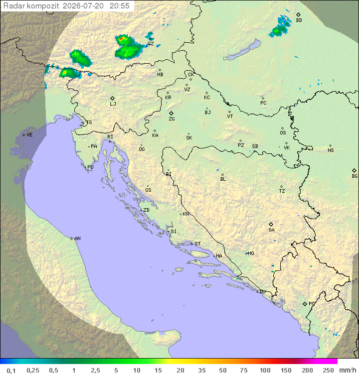 Padavine Hrvaška