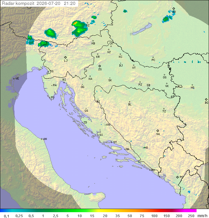 Padavine Hrvaška