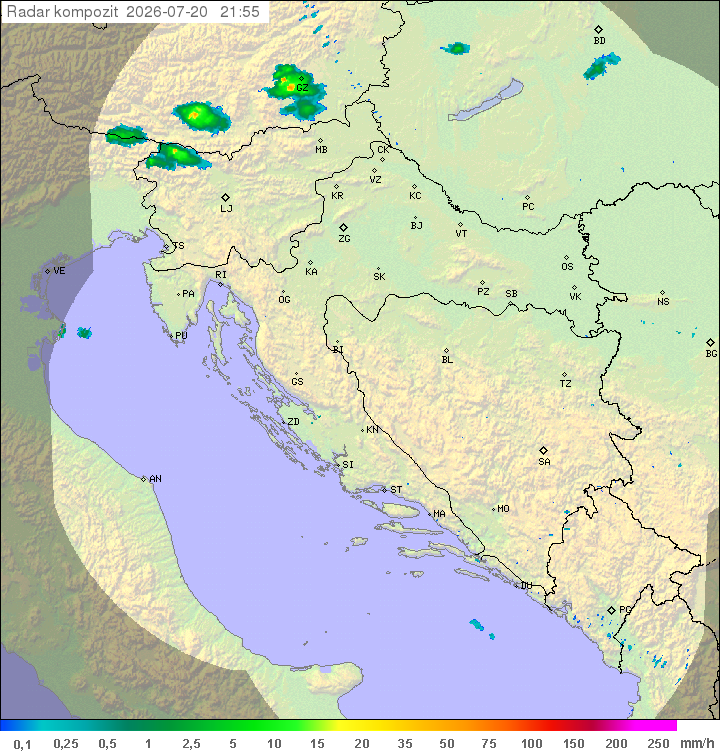 Padavine Hrvaška