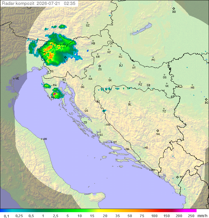 Padavine Hrvaška