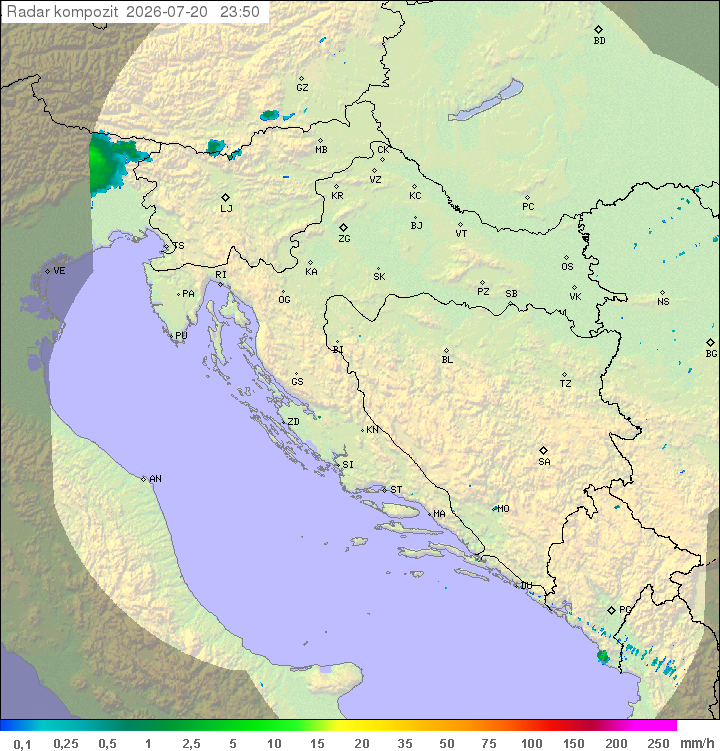 Niederschlag Kroatien