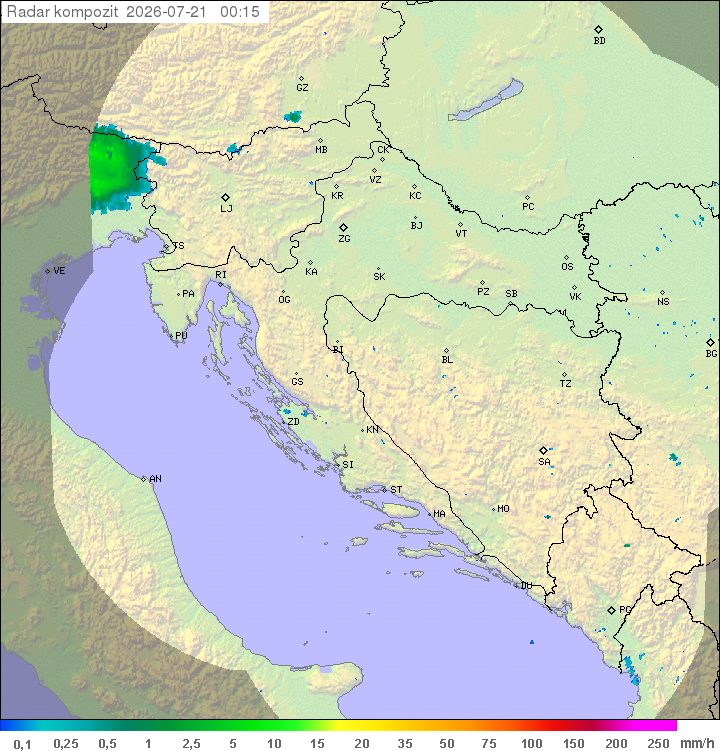 Padavine Hrvaška