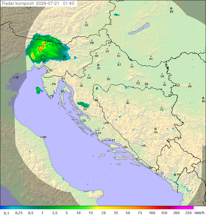 Padavine Hrvaška
