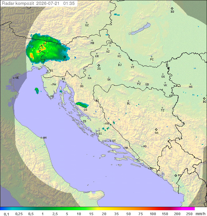 Padavine Hrvaška