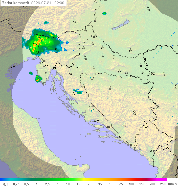 Padavine Hrvaška