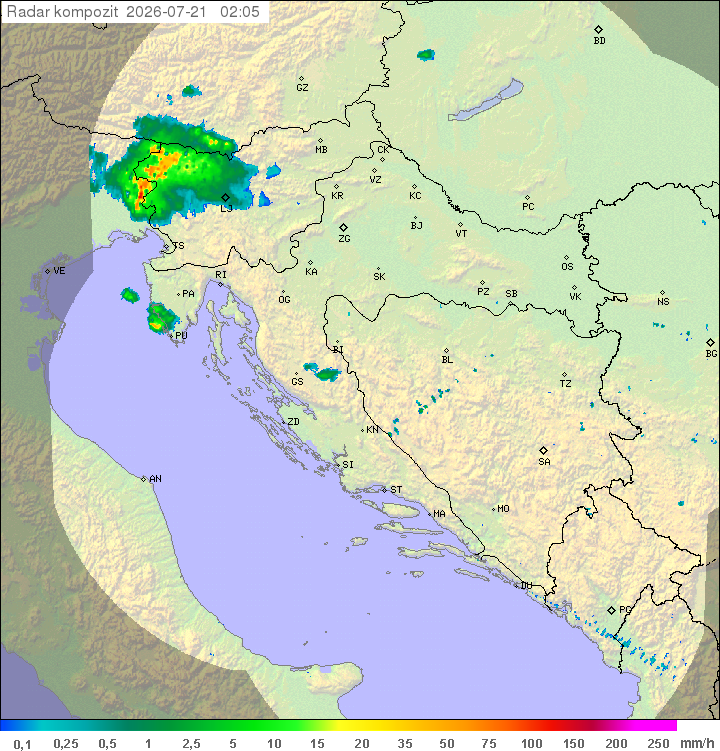 Padavine Hrvaška