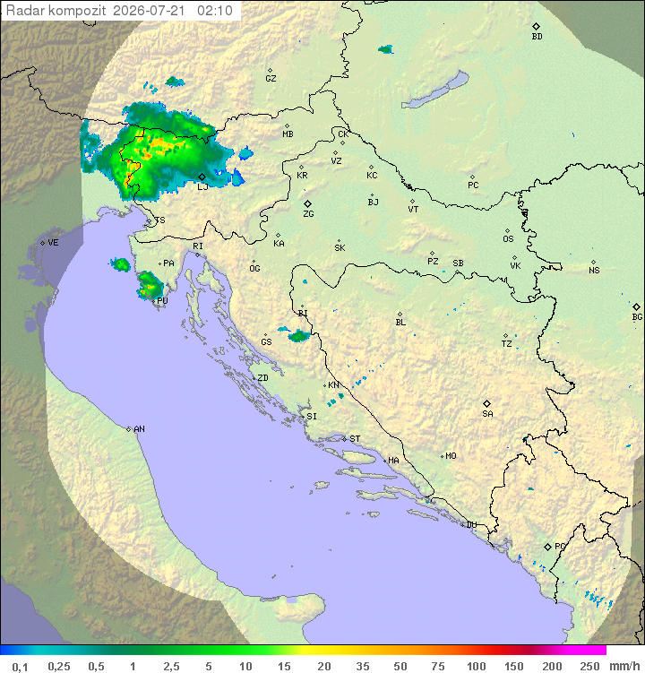 Padavine Hrvaška