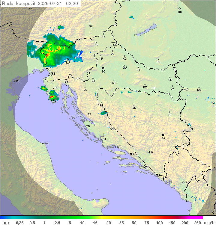Padavine Hrvaška