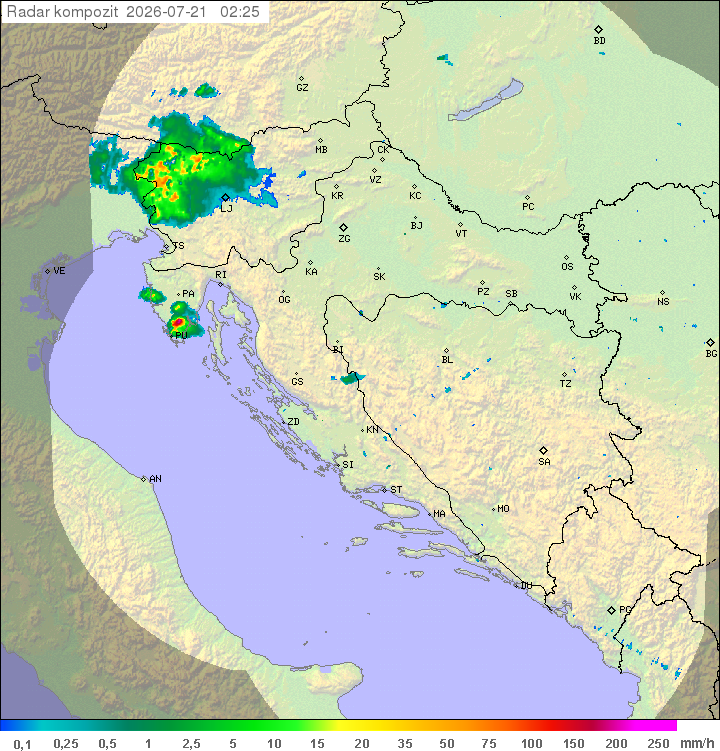 Padavine Hrvaška