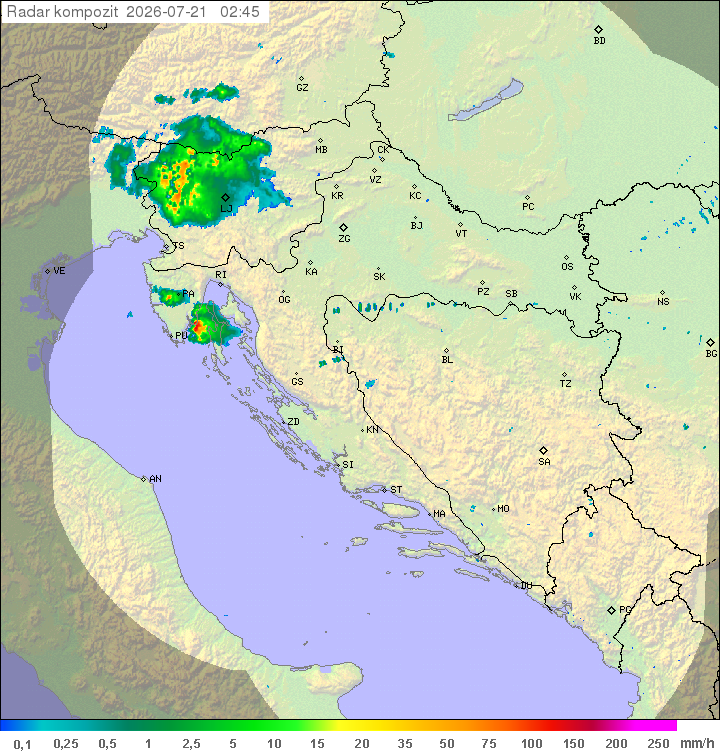 Padavine Hrvaška
