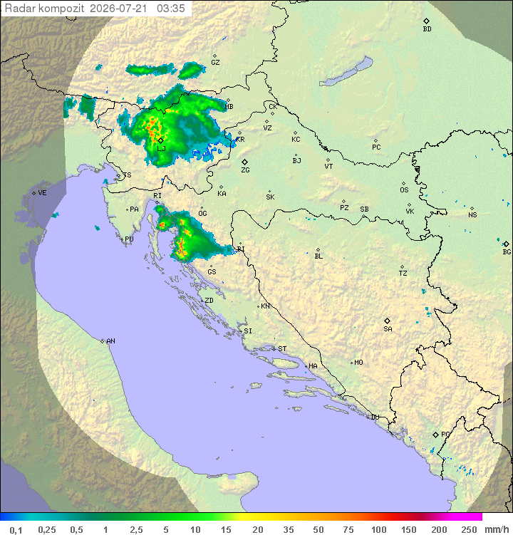 Padavine Hrvaška