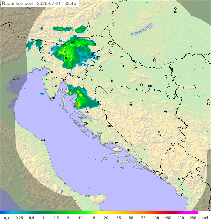 Padavine Hrvaška