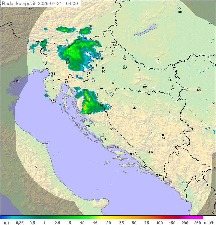 Padavine Hrvaška