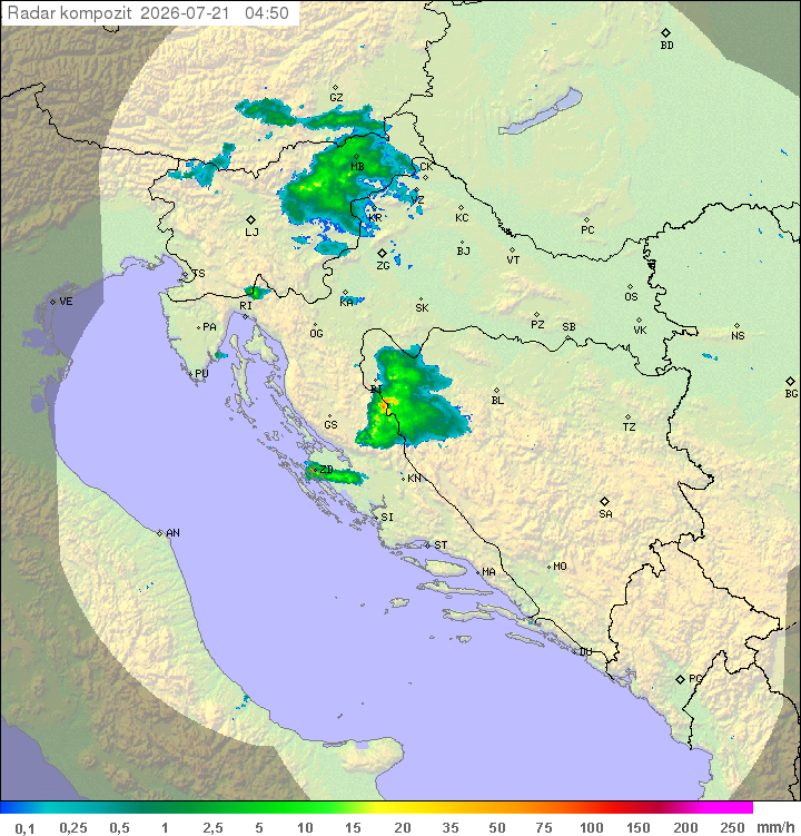Padavine Hrvaška