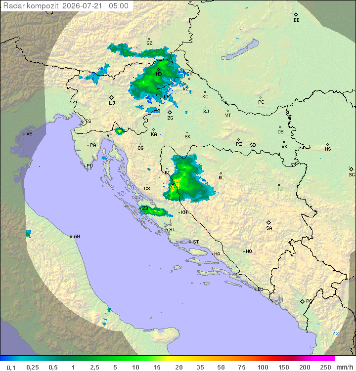 Padavine Hrvaška