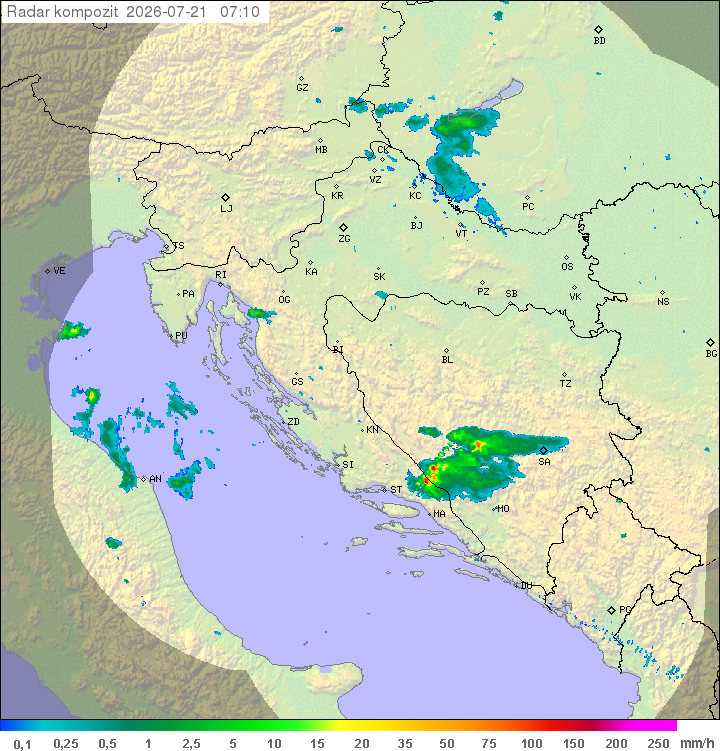 Padavine Hrvaška