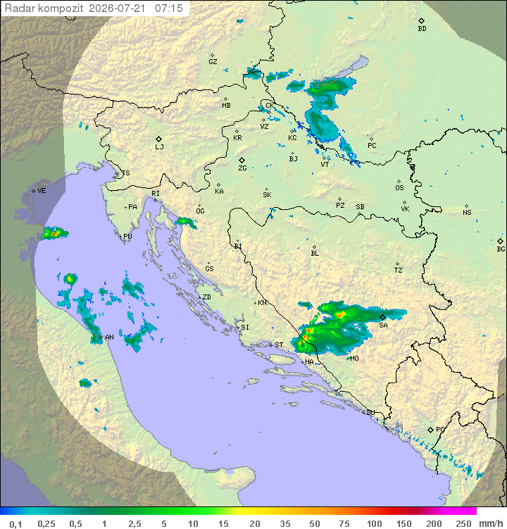 Padavine Hrvaška