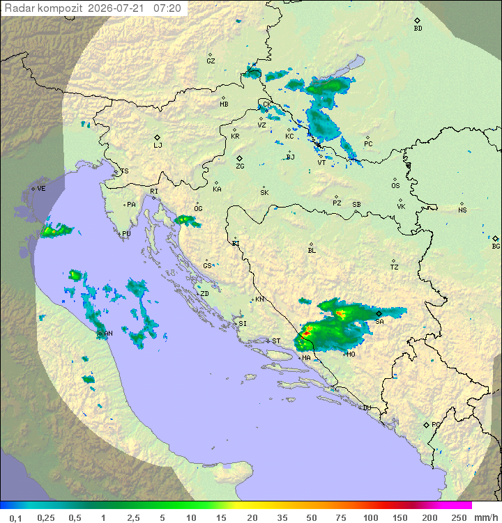 Padavine Hrvaška