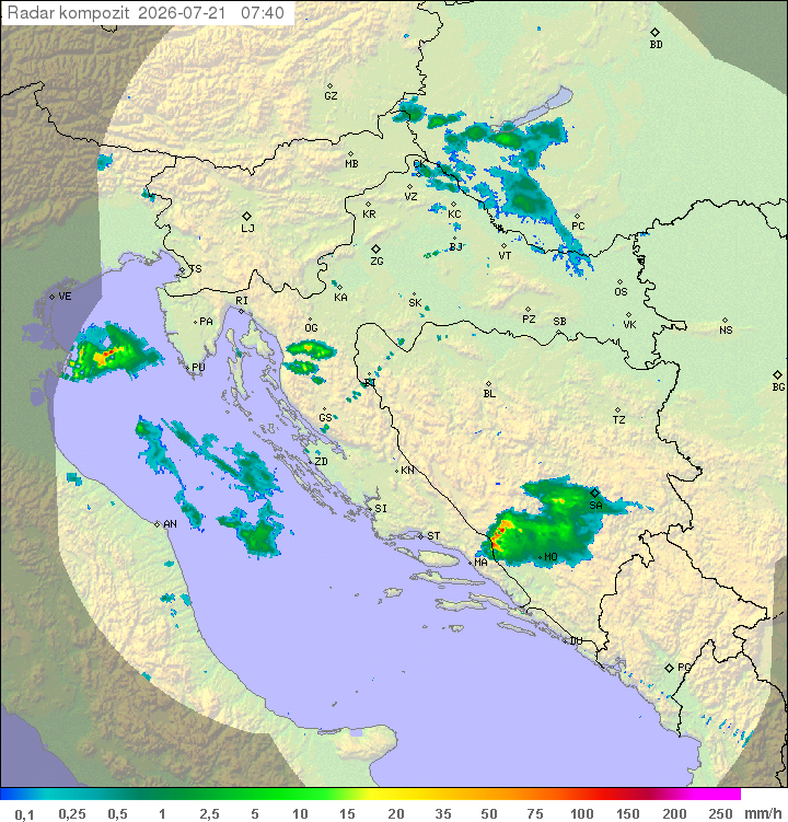 Padavine Hrvaška