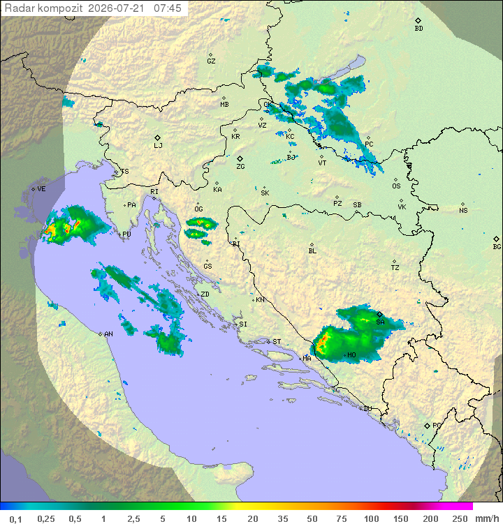 Padavine Hrvaška