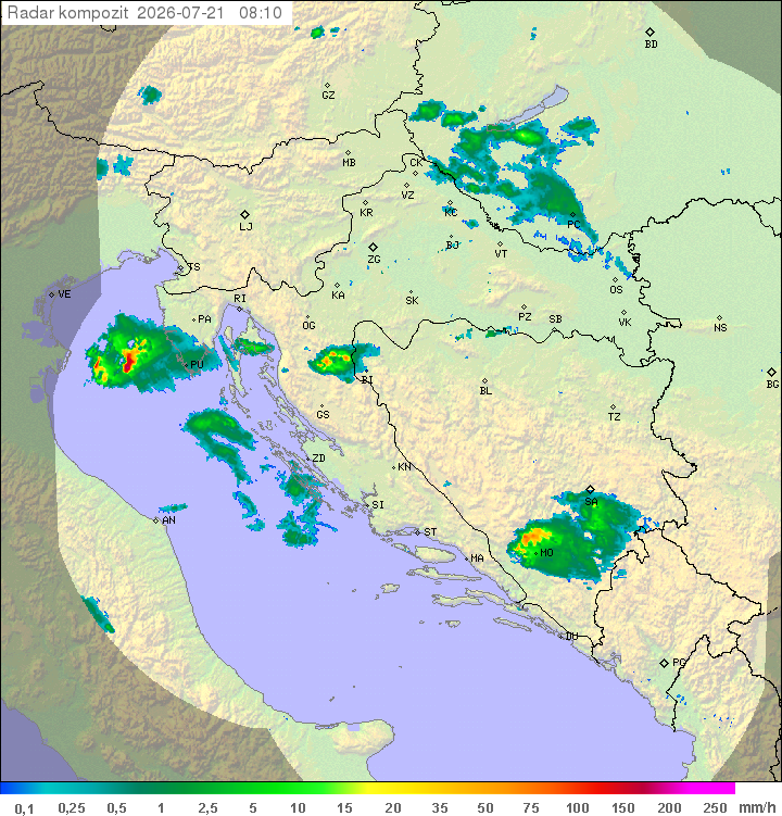 Padavine Hrvaška