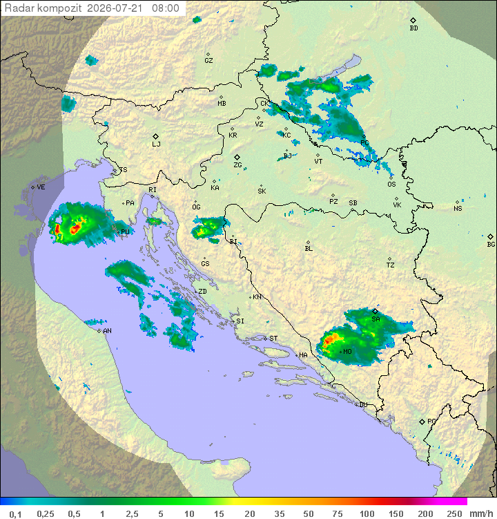 Padavine Hrvaška