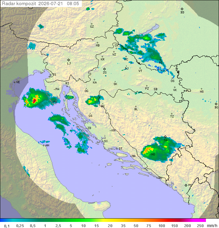 Padavine Hrvaška