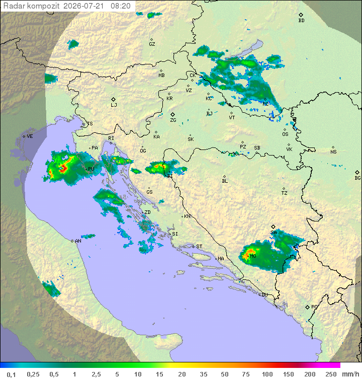 Padavine Hrvaška