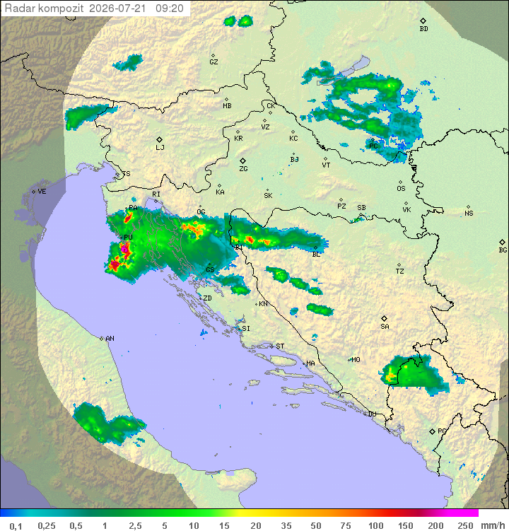 Padavine Hrvaška