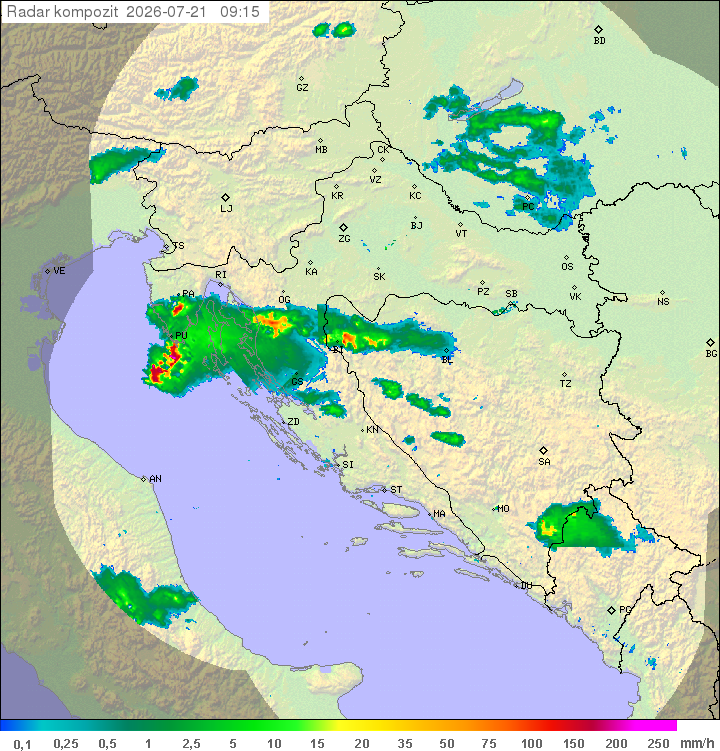 Padavine Hrvaška
