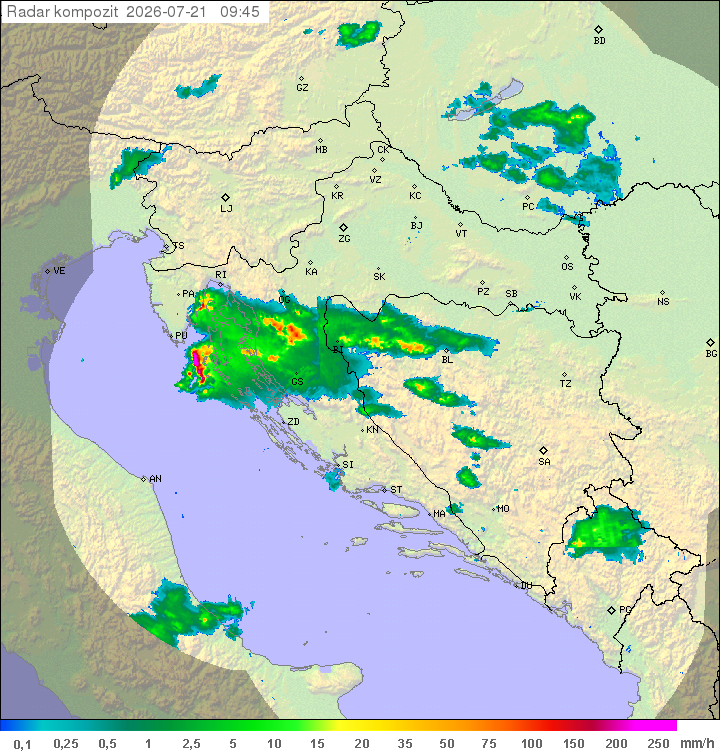 Padavine Hrvaška