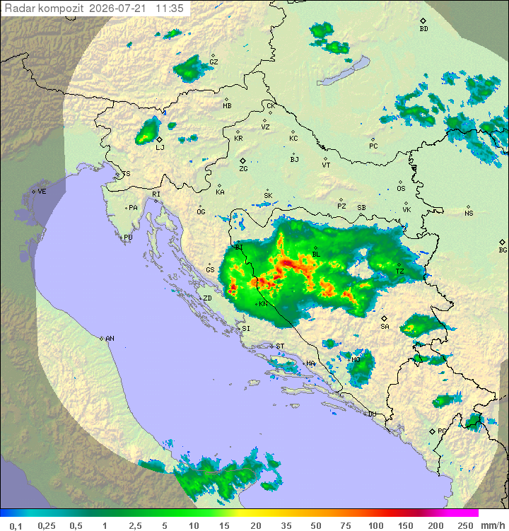 Padavine Hrvaška
