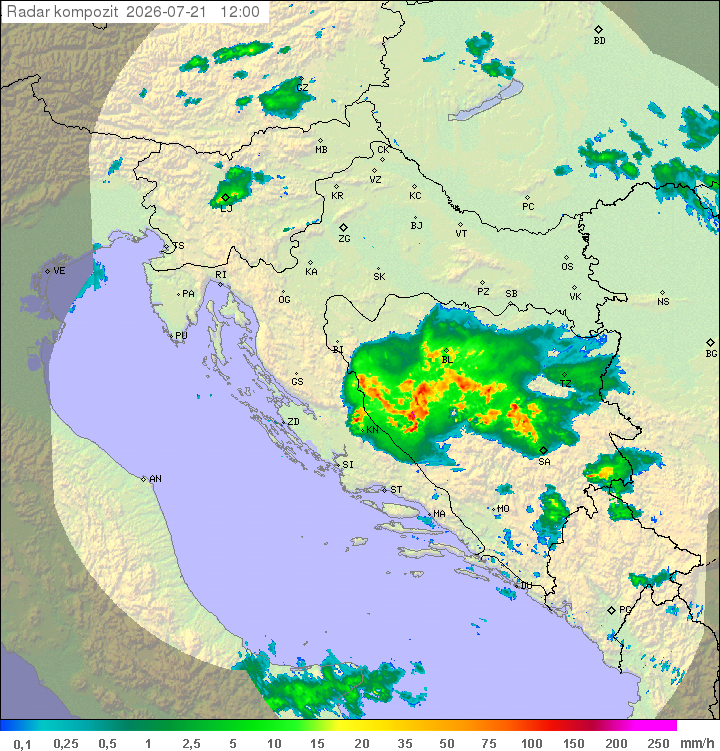 Padavine Hrvaška