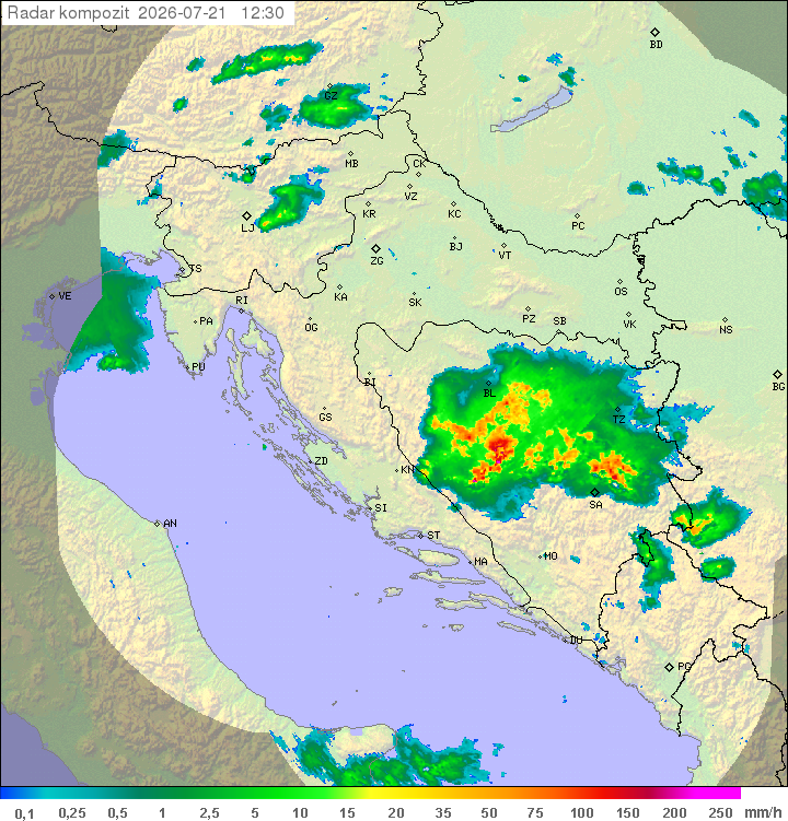 Padavine Hrvaška