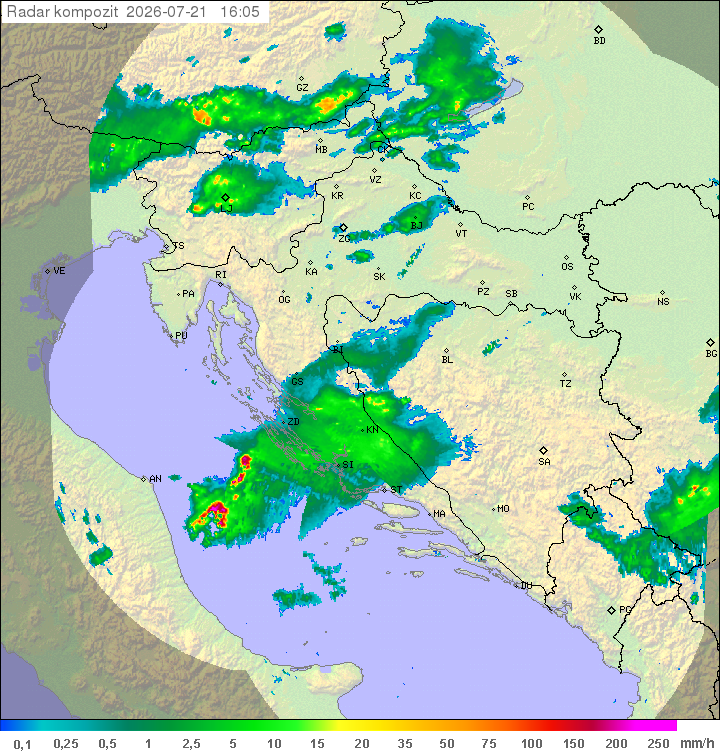Padavine Hrvaška