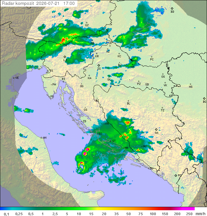 Padavine Hrvaška