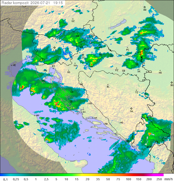 Padavine Hrvaška