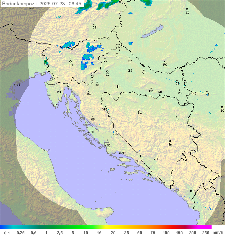 Padavine Hrvaška