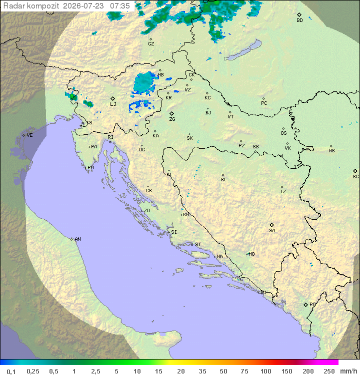 Padavine Hrvaška