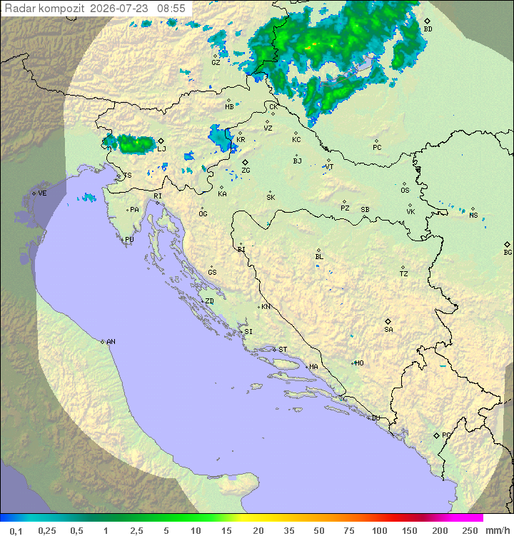 Padavine Hrvaška