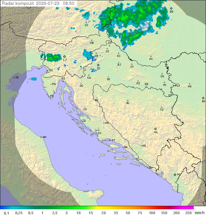 Padavine Hrvaška