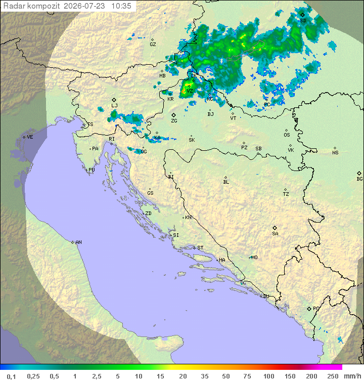 Padavine Hrvaška