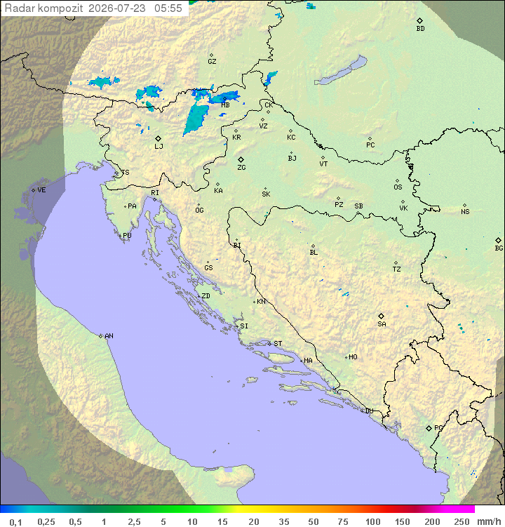 Padavine Hrvaška